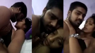 Boyfriend and girlfriend sex in hotel